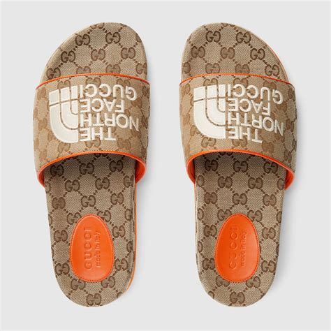 the north face gucci slides black|The North Face Gucci tracksuit.